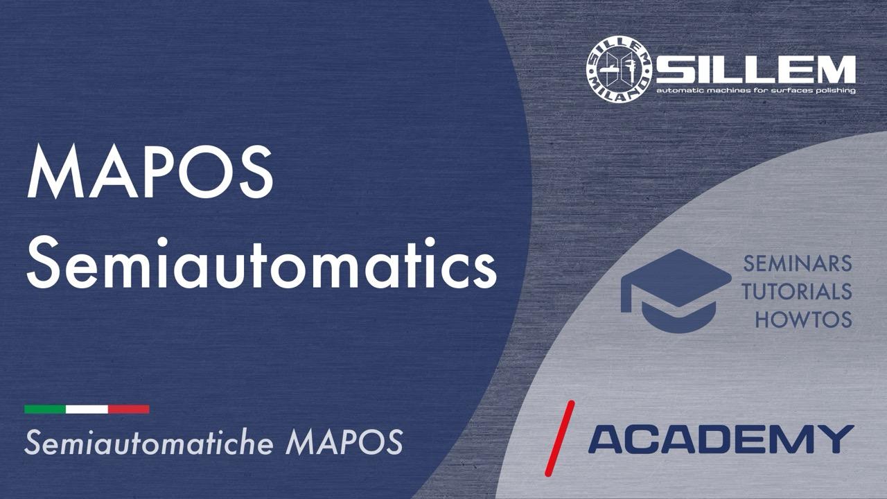 Le macchine semiautomatiche della MAPOS